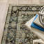 Tapis oriental vert / brun Tuma-1880244372