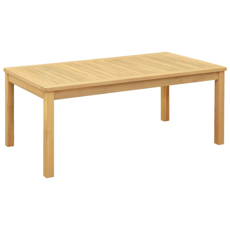 Rectangular Outdoor Coffee Table, 45cm H x 110cm W x 60cm D