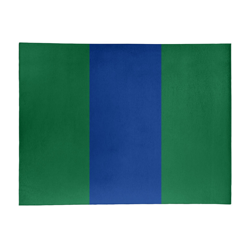 Tapis en poly à rayures de football retour seattle, Rectangle 9 pi x 12 pi