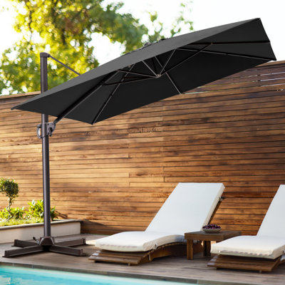 Kasem 128' X 104' Cantilever Umbrella, Weighted Base Does Not Include