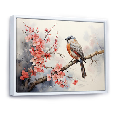 Asian Art Sumi Bird Serenity III " Asian Art Sumi Bird Serenity III "