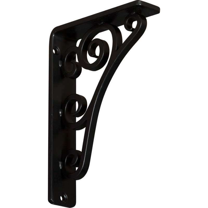 Support en fer forgé Tristan, 1,5 po x 8 po