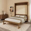 Armoire de lit en bois massif avec rotin Murphy-86545722-86545723