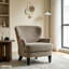 Fauteuil club rembourré Boucle