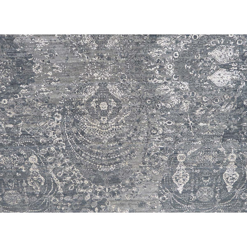 Ikat Area Rug, Rectangle 8' x 10'