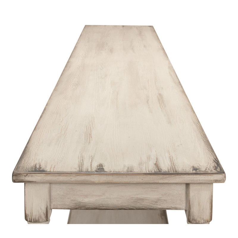 Jensen 95'' W Solid Wood Console Table