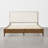 Rezana Solid Wood Boucle Upholstered Headboard Bed Frame-122657963-122657960