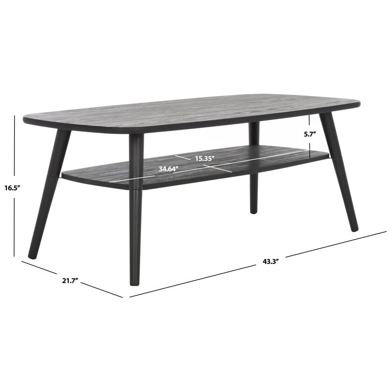 Cabel Coffee Table, Black