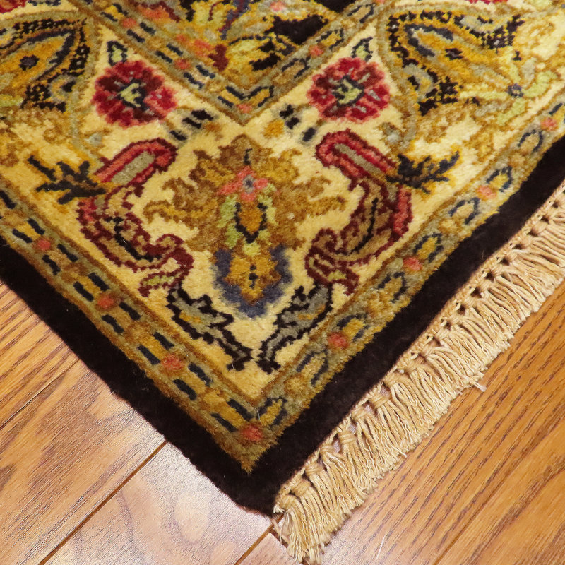 Golden Age Hand Knotted Wool Area Rug, Rectangle 3' x 5'