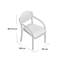 Villebois Bentwood Stacking Chair with Cushion-4361623