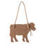 Ornement figurine pour fêtes de vache