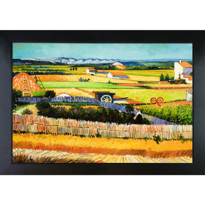 « the harvest » par vincent van gogh-picture cadre, reproduction d’art sur toile