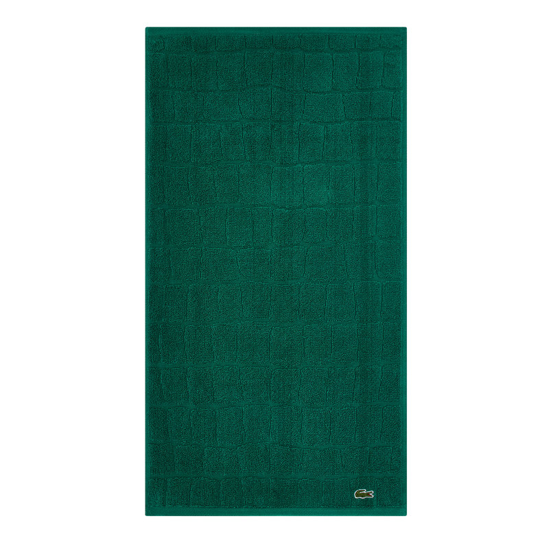 Lacoste Croc Scale 100% Cotton Jacquard Hand Towel, Hand Towel - 1 Piece, Croc Green