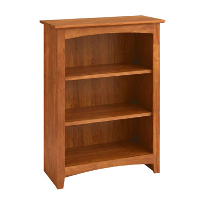 Malani 36" H Solid Wood Classic Bookcase