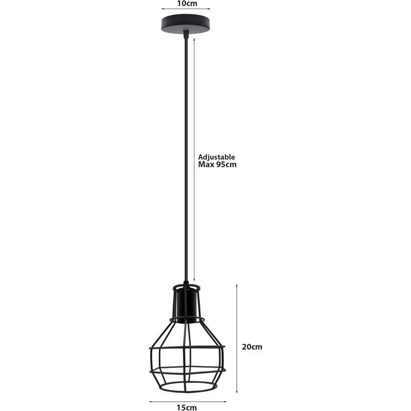 Anthonio 1 - Light Brushed Brass Pendant