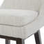 Tabouret pivotant en bois massif Aleksy (ensemble de 3) - 100% polyester-1051240275