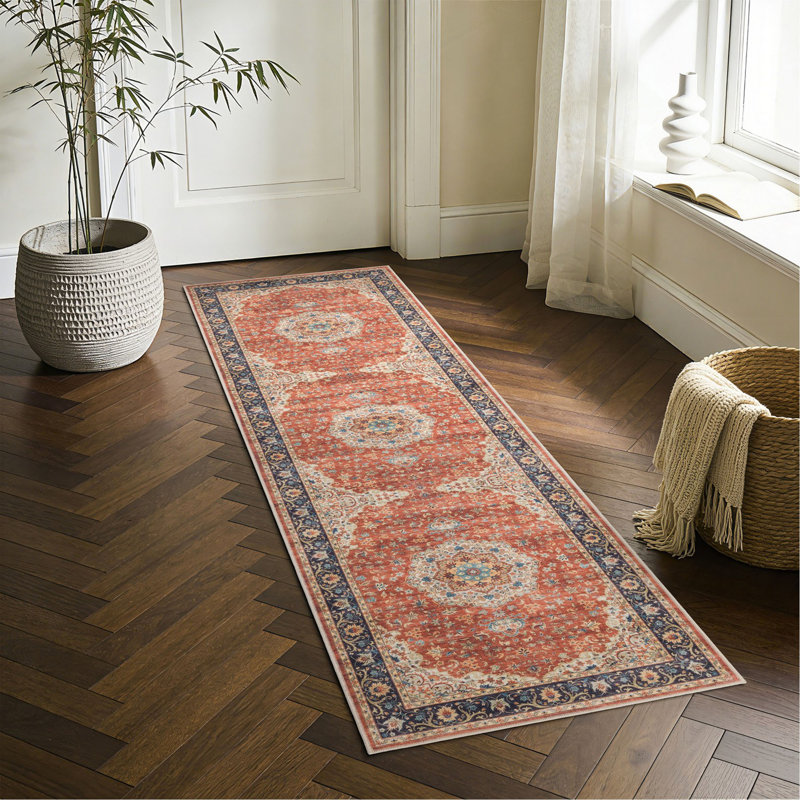 Premier GC_HAM4004 2X7 Red Runner Rug, Red, Runner 2' x 6'11"