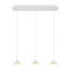 Hounslow 3 - Light LED Kitchen Island Pendant-1644632505