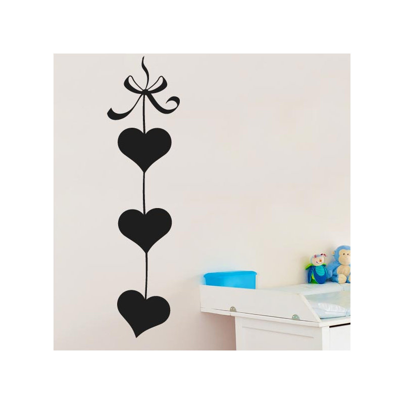 Abstract Non-Wall Damaging Wall Decal, Black, Medium