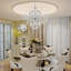 Lustre en cristal 6 lumières Halloran