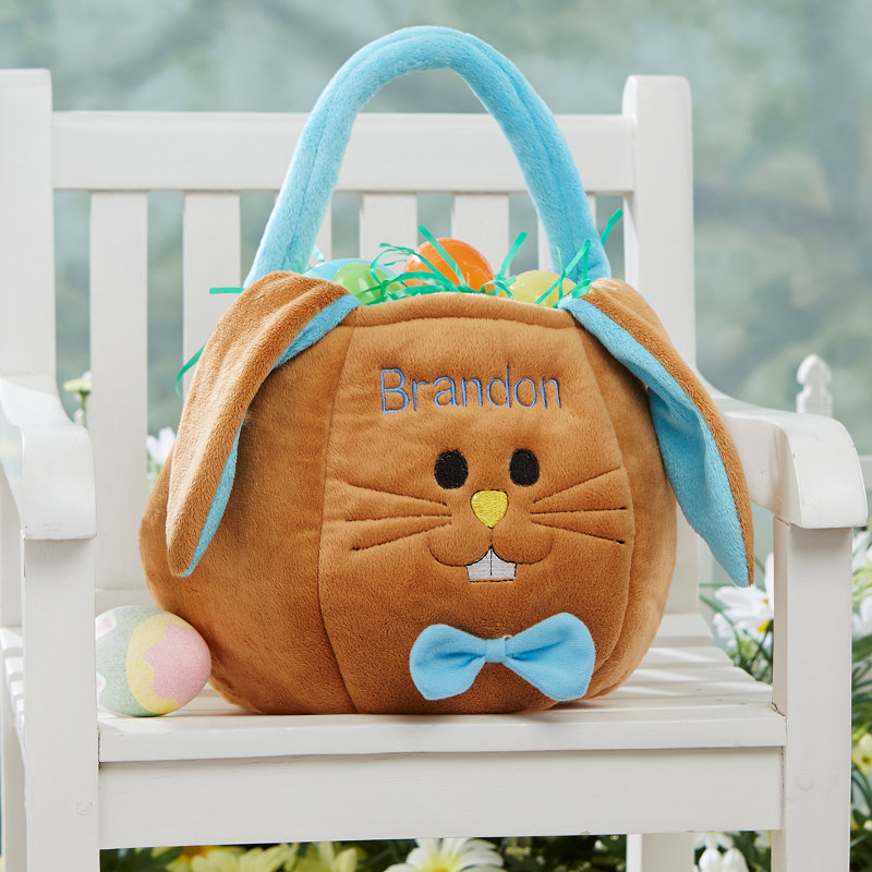 Personalization Mall Fabric Decorative Basket
