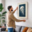 Drifting Jellyfish Coastal - Wrapped Canvas-1751920316-1751920194