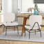 Chaise d'appoint rembourrée 1 pièce avec rembourrage en éponge Ebern Designs-794748912