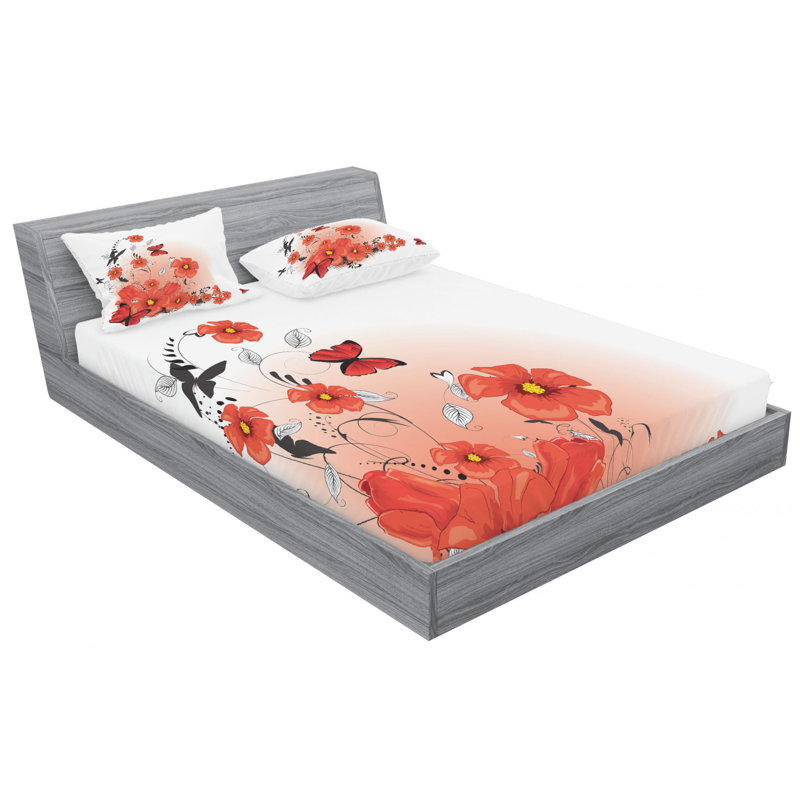 Microfiber Sheet Set, Full Sheet Set with Fitted Sheet