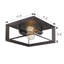 Plafonnier encastré carré 2 lumières 2 lumières-186562455