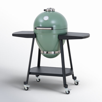 Kamado Grill with Pizza Stone
