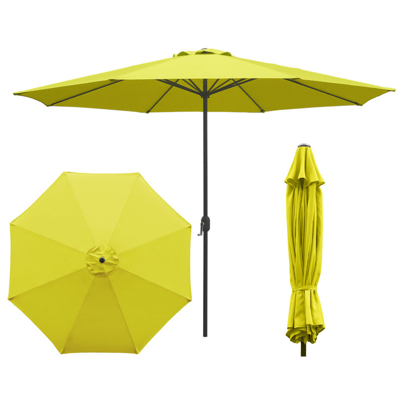 Parasol de marché 11 pi Gina, Yellow
