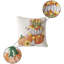  Housse de coussin en duvet floral