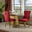 Chaises de salle à manger rembourrées en velours et oreilles capitonnées Traditional-761125053-768344949