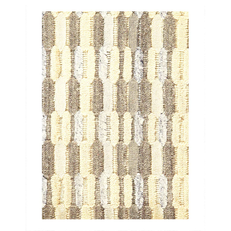 Modern Hand-made Indo Rug 2'X 2'