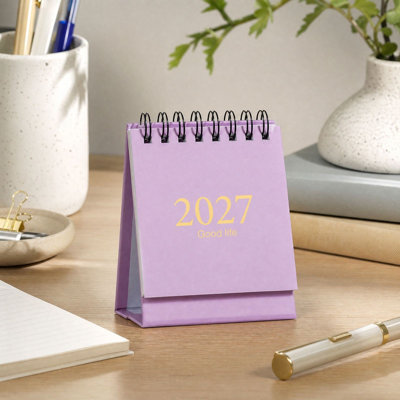 countdown calendar 2027 Portable Desktop Calendar