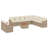 Vidaxl Garden Sofa Set Beige, Cream White