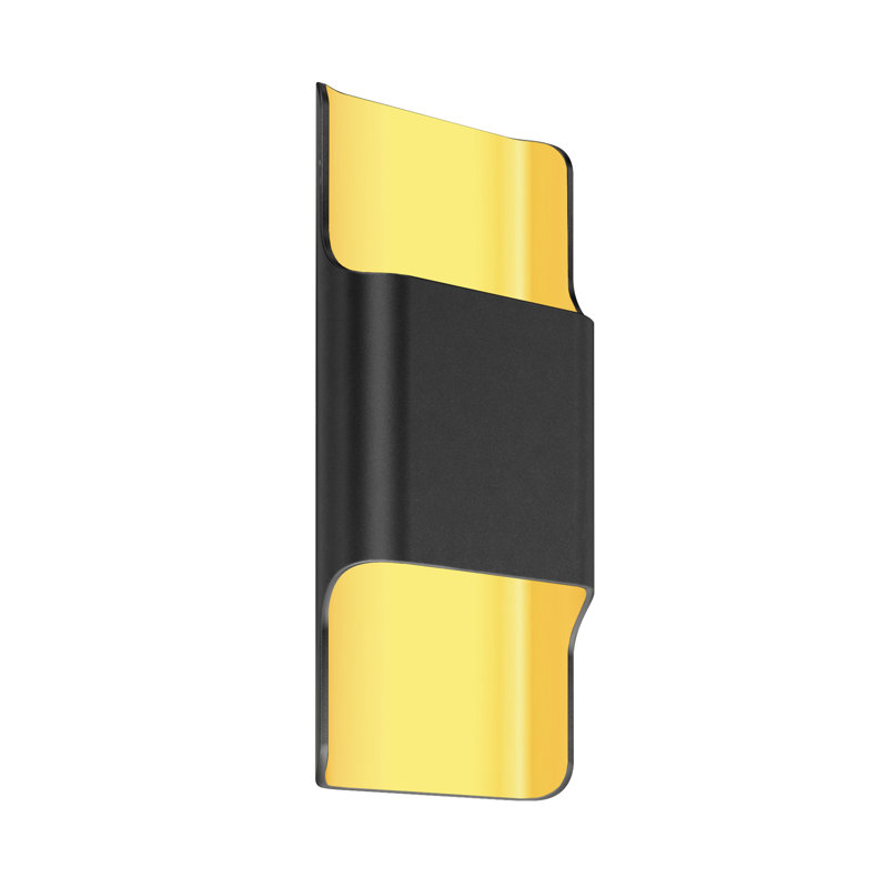 Billips Aluminium LED Wall Light, Black