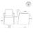 Henley Caster Wheel Dining Armchair(Set Of 2)-1811232347