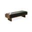 Banc rembourré noir-399926197