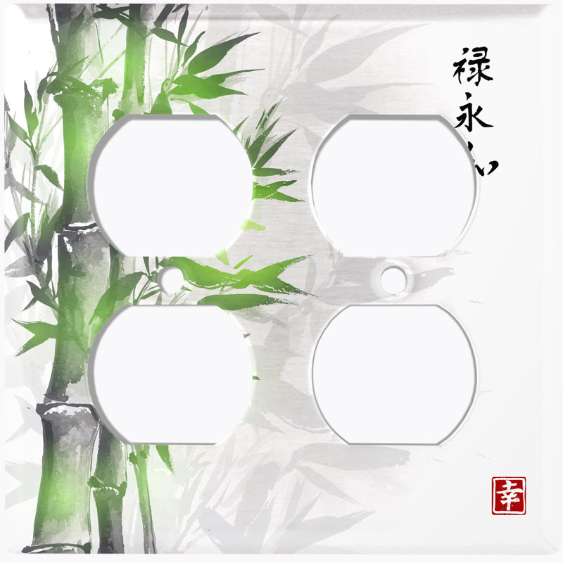 Plaque murale en bambou