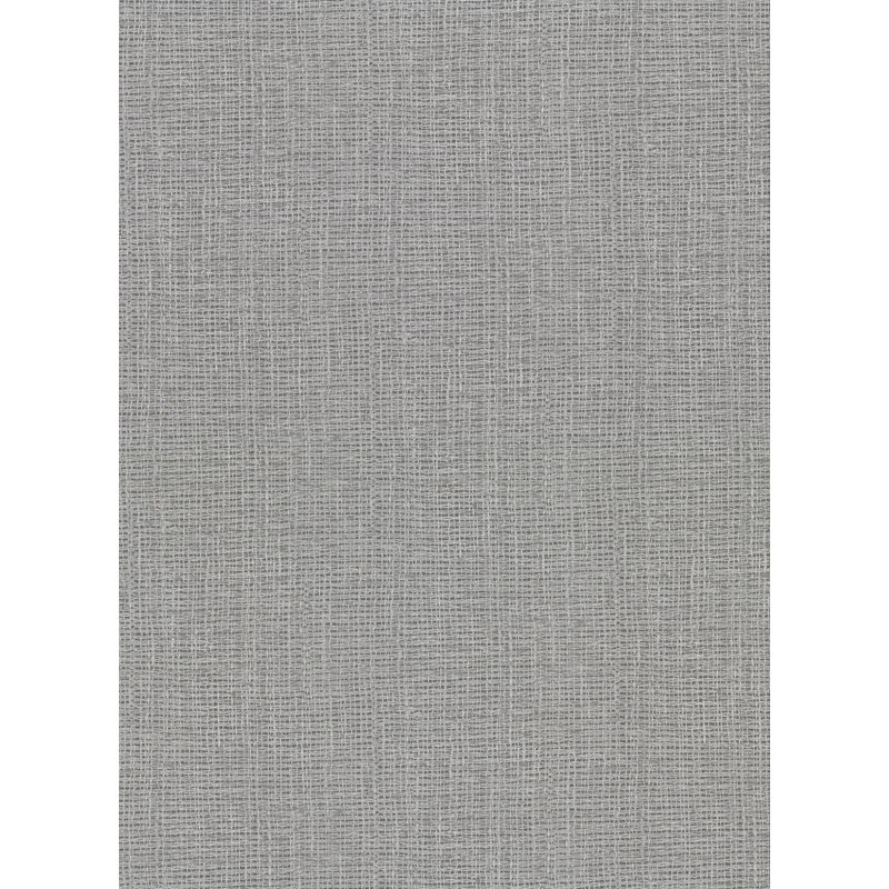 Malvia, rouleau de papier peint artificiel gris clair Claremont, 27 pieds de long x 27 pouces de large, Argent