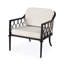 Southport Iron Upholstered Outdoor Lounge Chair