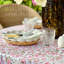 Beatrice Round Tablecloth - Pink And Green-1891657819