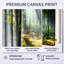 «Sunny Morning Magic Forest III - Forest», reproduction d'art sur toile-613232690-613232682-639112247