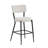 Miriya Upholstered Counter Stool with Metal Frame-1327952697-1327952696