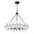 Abigail 6-Light Matte Black Pendant Light