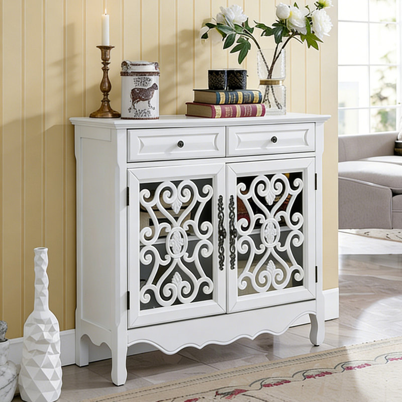 Banc de rangement blanc en bois manufacturé