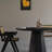 Black Round Solid Wood Dining Tables-1721882085