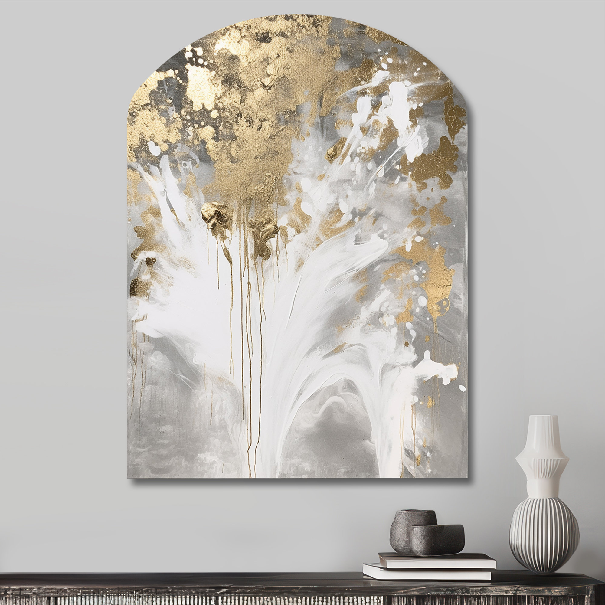East Urban Home Grantsville - Abstract Asymmetrical Wall Art - Arch ...