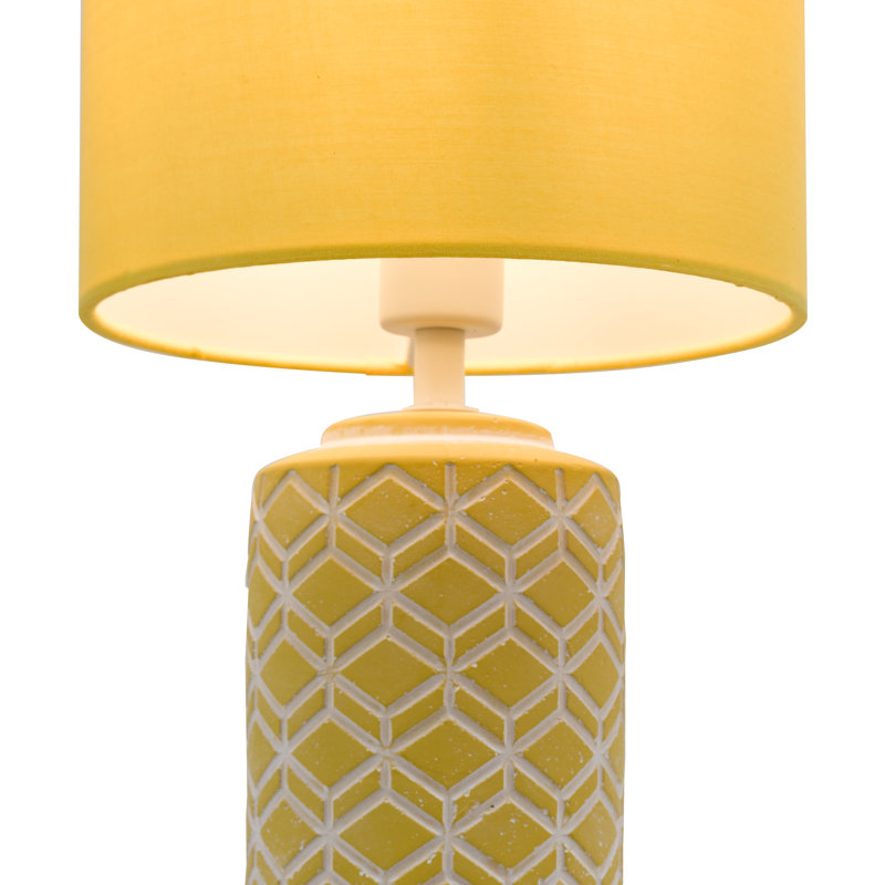 Ceramic Table Lamp Lamp, Yellow, Yellow